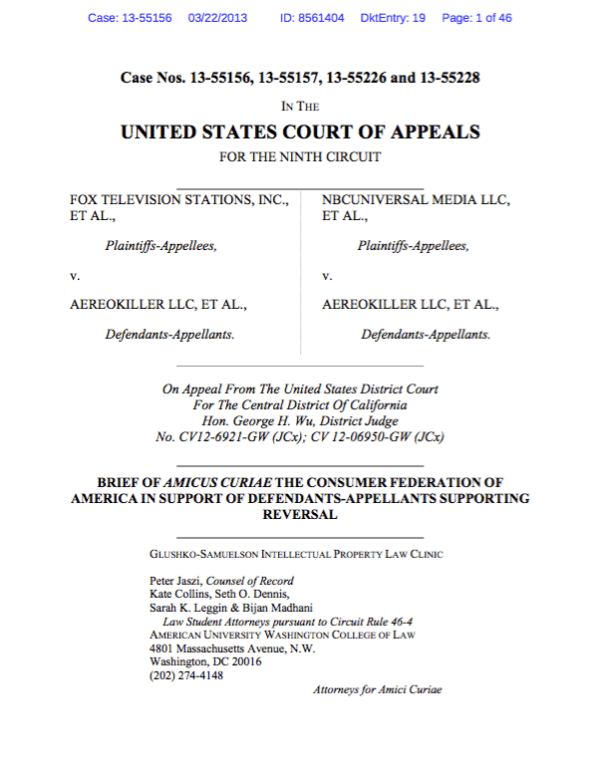 Fox Television Stations, Inc. v. AereoKiller LLC