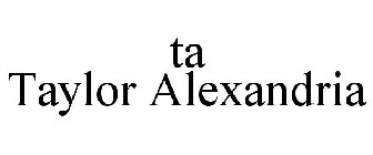 ta Taylor Alexandria